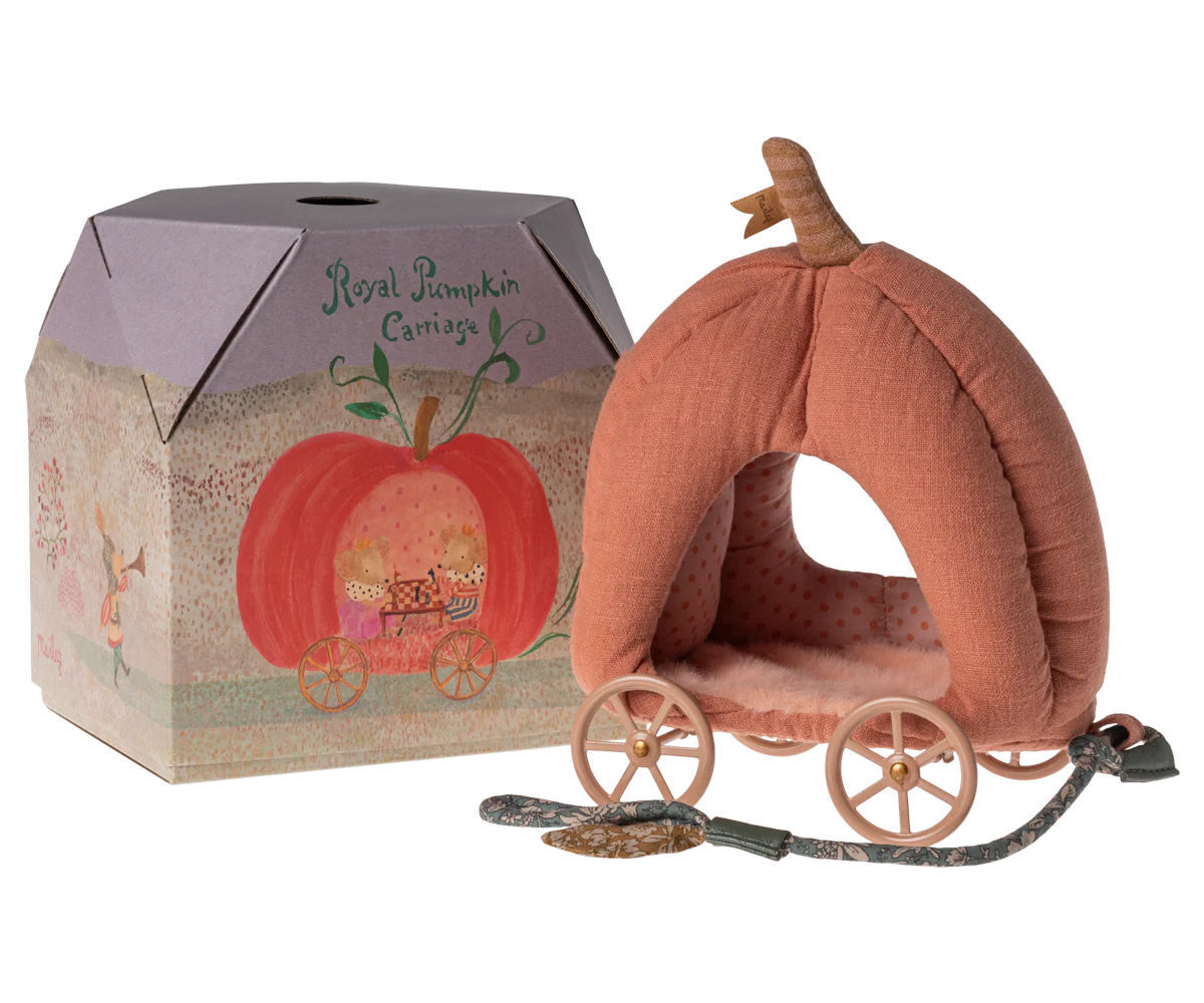 Mouse Pumpkin Carriage - Maileg