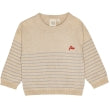 Striped Crewneck Sweater- Floss ss25