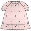 Gingham Berry Dress - Floss ss25