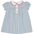 Gingham SS Dress Heart Buttons- Floss ss25