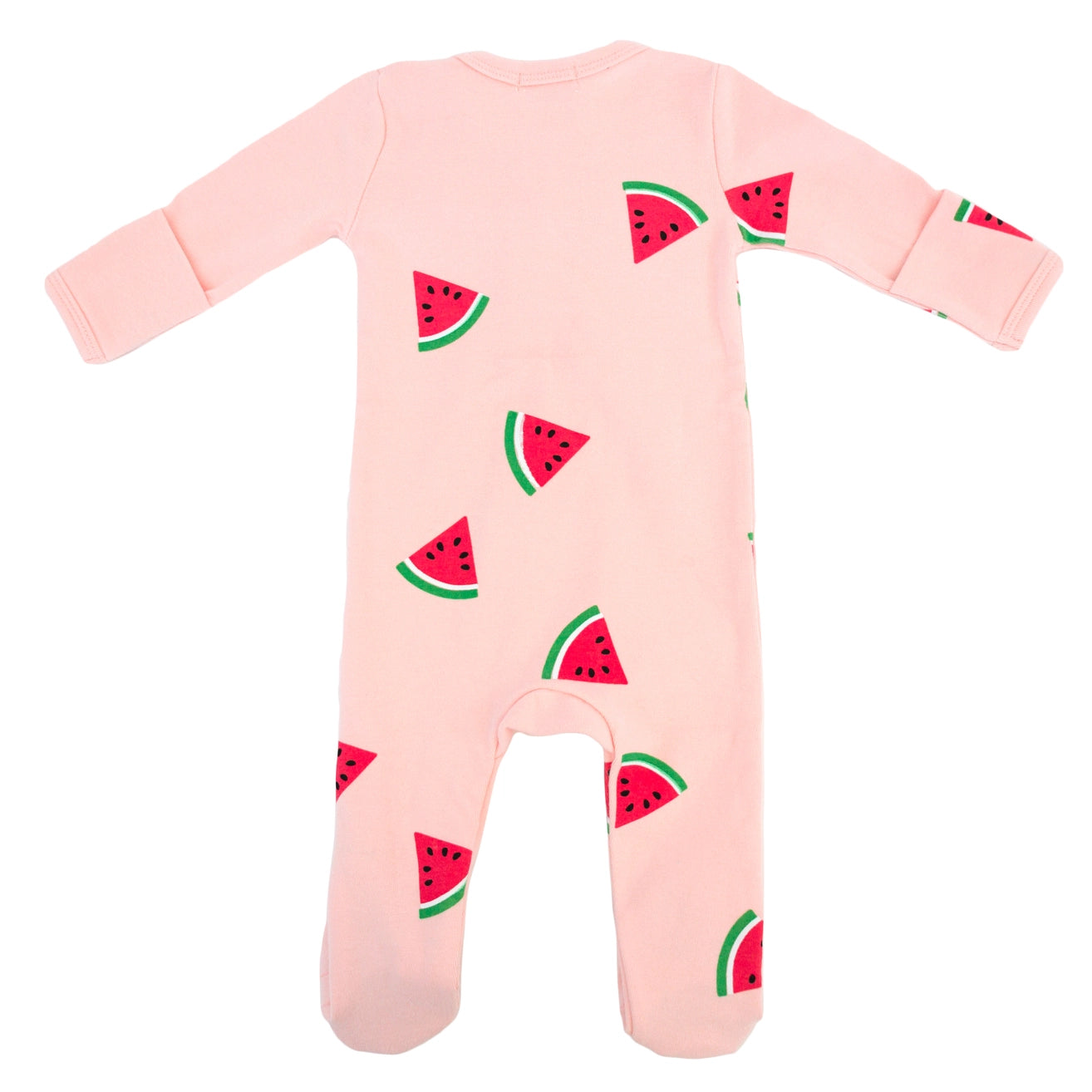 Watermelon Zipper Footie - Oh Baby!