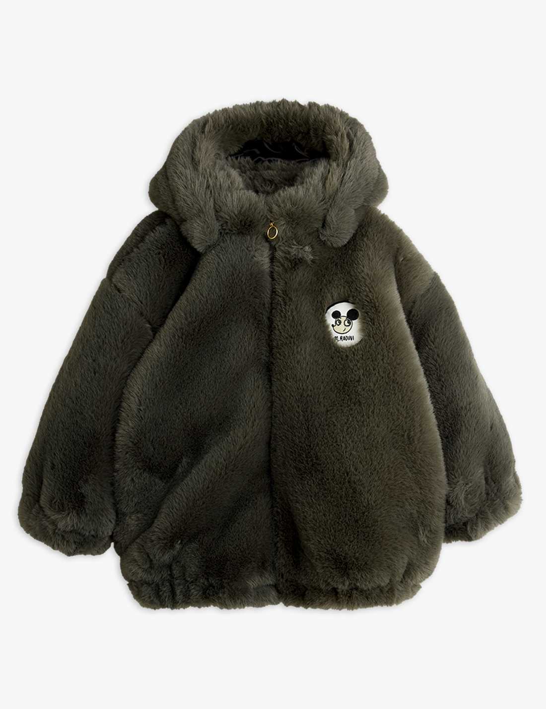 Ritzratz Patch Faux Fur Jacket-Mini Rodini FW25