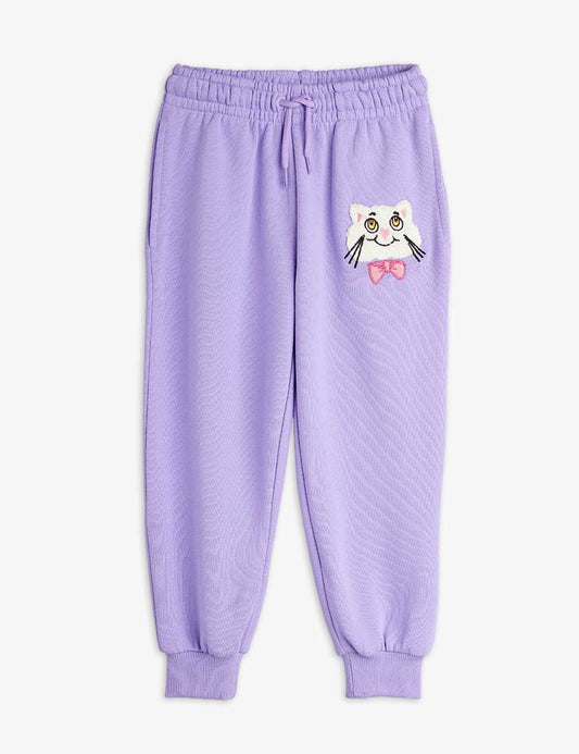 Cat Bow Sweatpant-Mini Rodini FW25