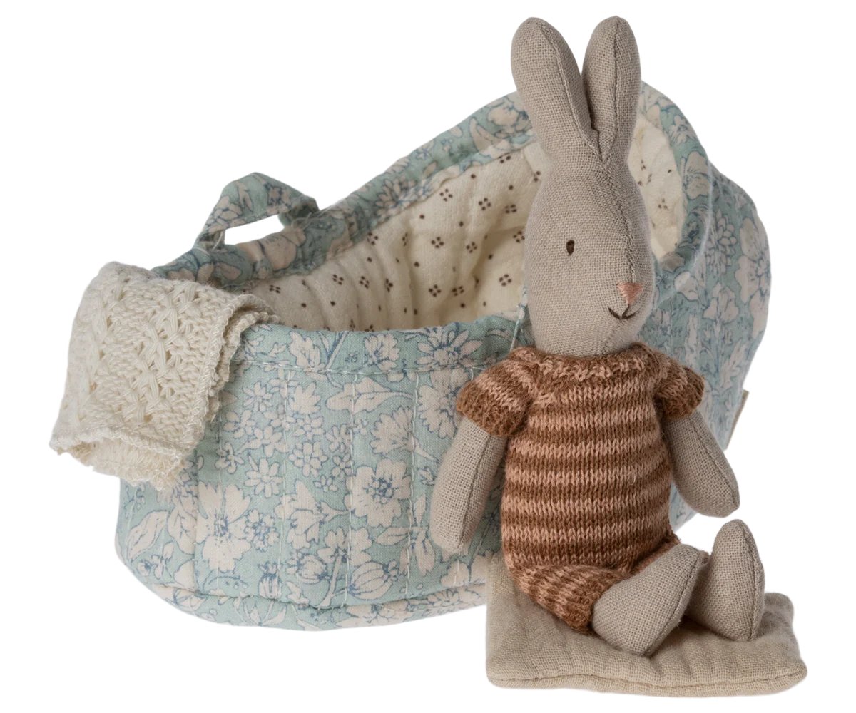 Rabbit in Carry Cot  - Maileg