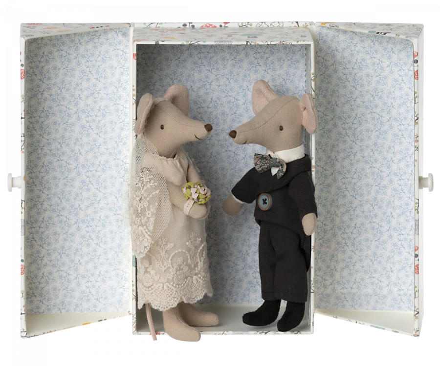 Wedding Mice Couple in Box - Maileg