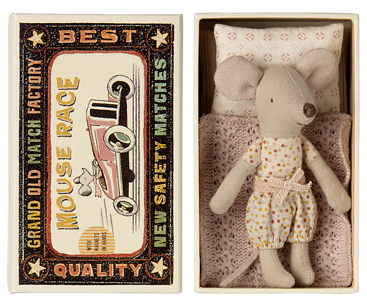 Little Sister Mouse in Matchbox - Maileg