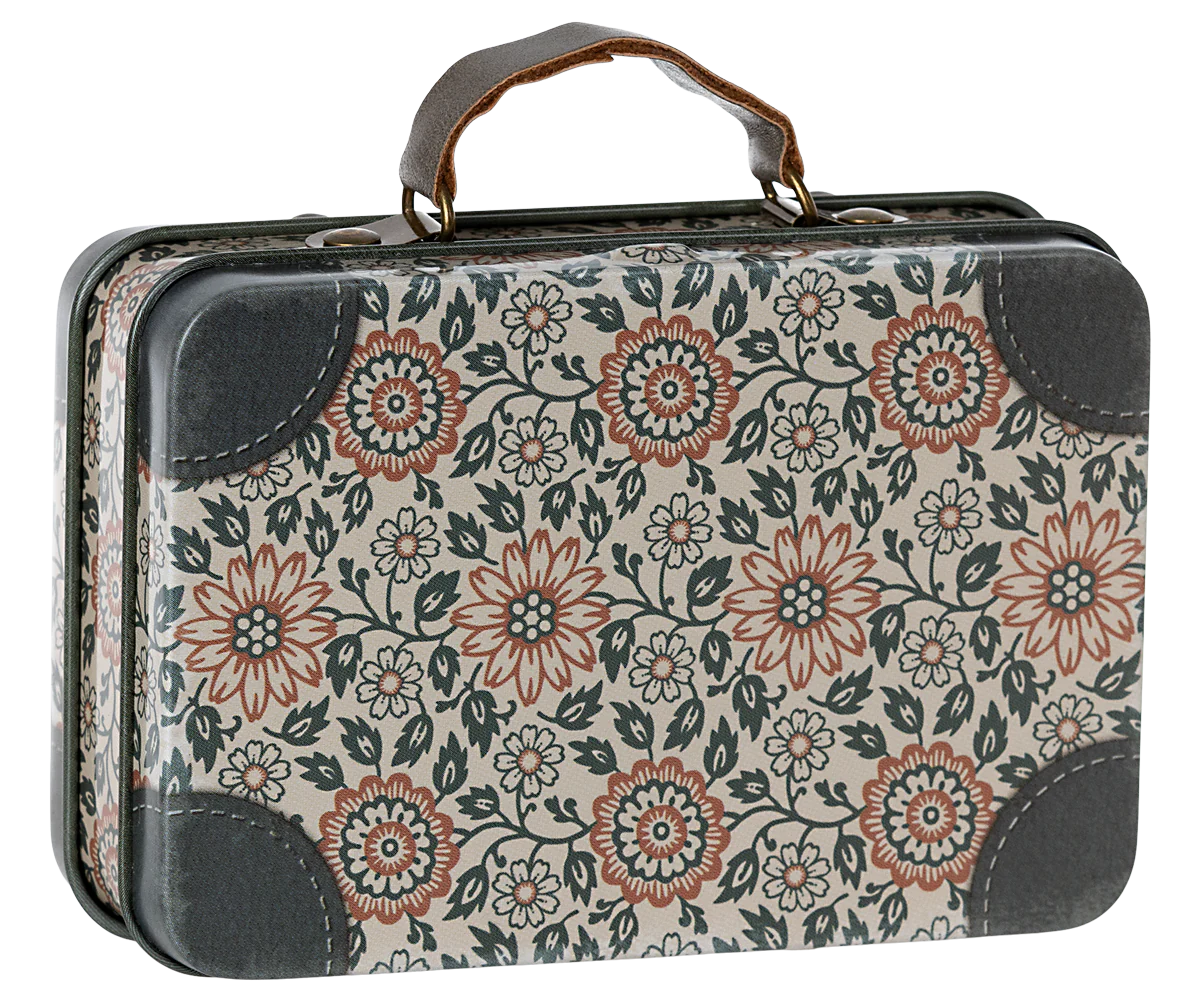 Metal Travel  Suitcase Grey - Maileg