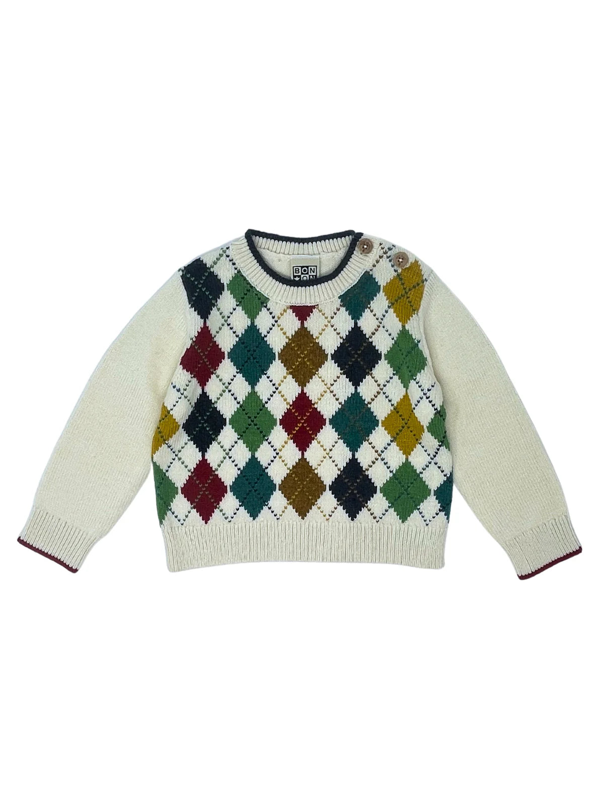 Argyle Crewneck - Bonton