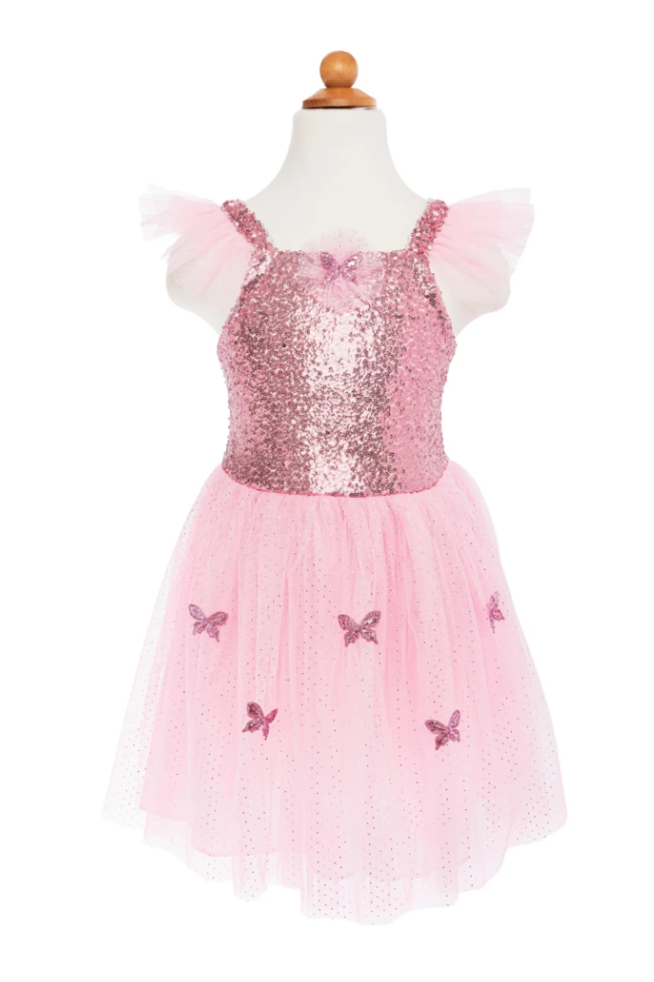 Pink Sequins Butterfly Dress w/ Wings - Creative Education