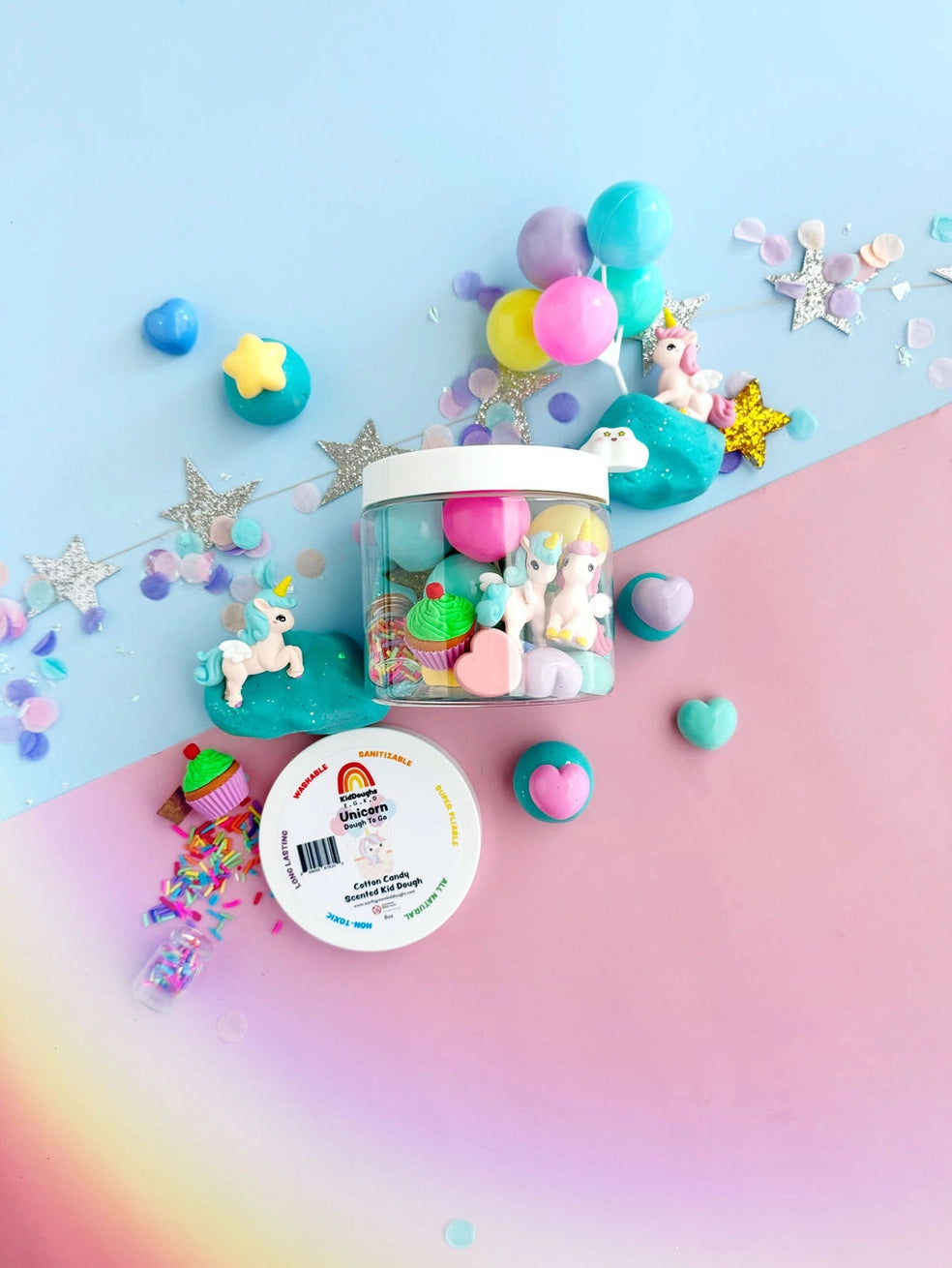 Unicorn Party Play Kit - KidDoughs