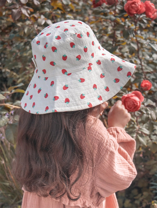 Strawberry Fair Reversible Sun Hat - Rockahula