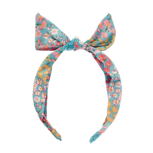 Heidi Blue Floral Headband - Rockahula