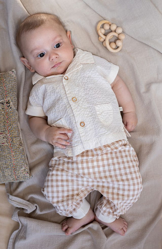 Karphatos Gingham Pant- More in the Family SP26