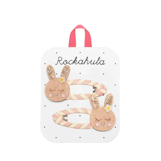 Stripy Bunny Clip Set - Rockahula