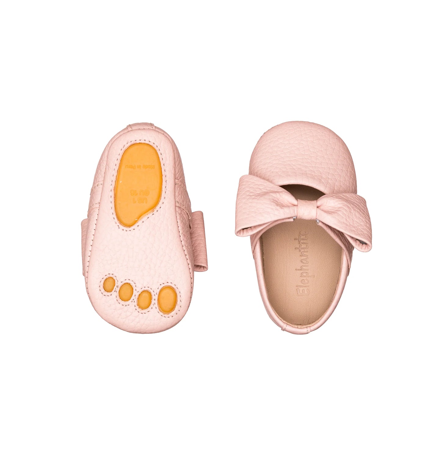 Baby Ballerina Shoes w/ Bow - Elephantito