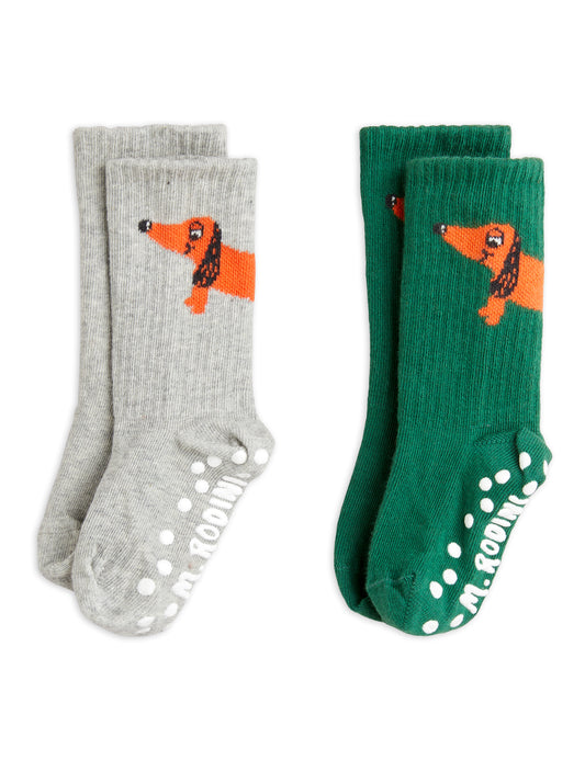 2pk Dog Sock-mini Rodini FW24