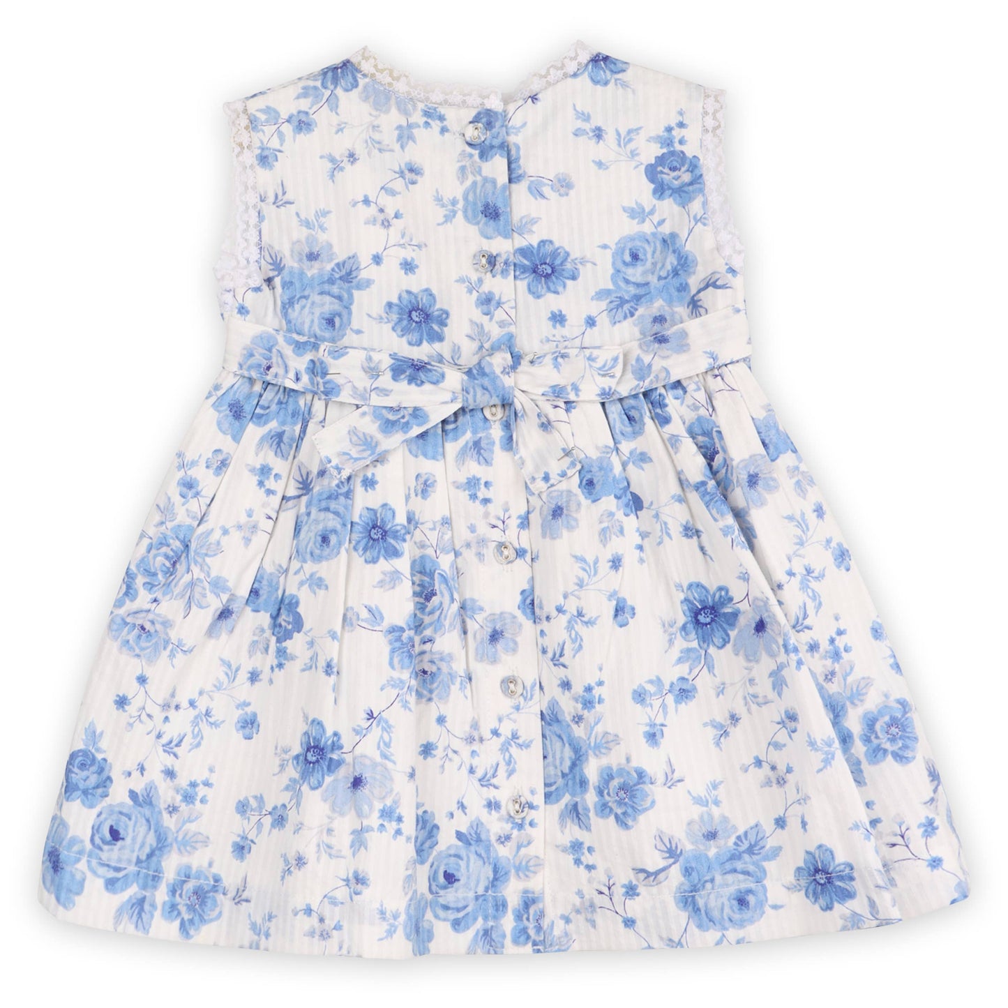 Ellison Rose Floral Smocked Baby Dress + Bloomer (Organic): Viverano