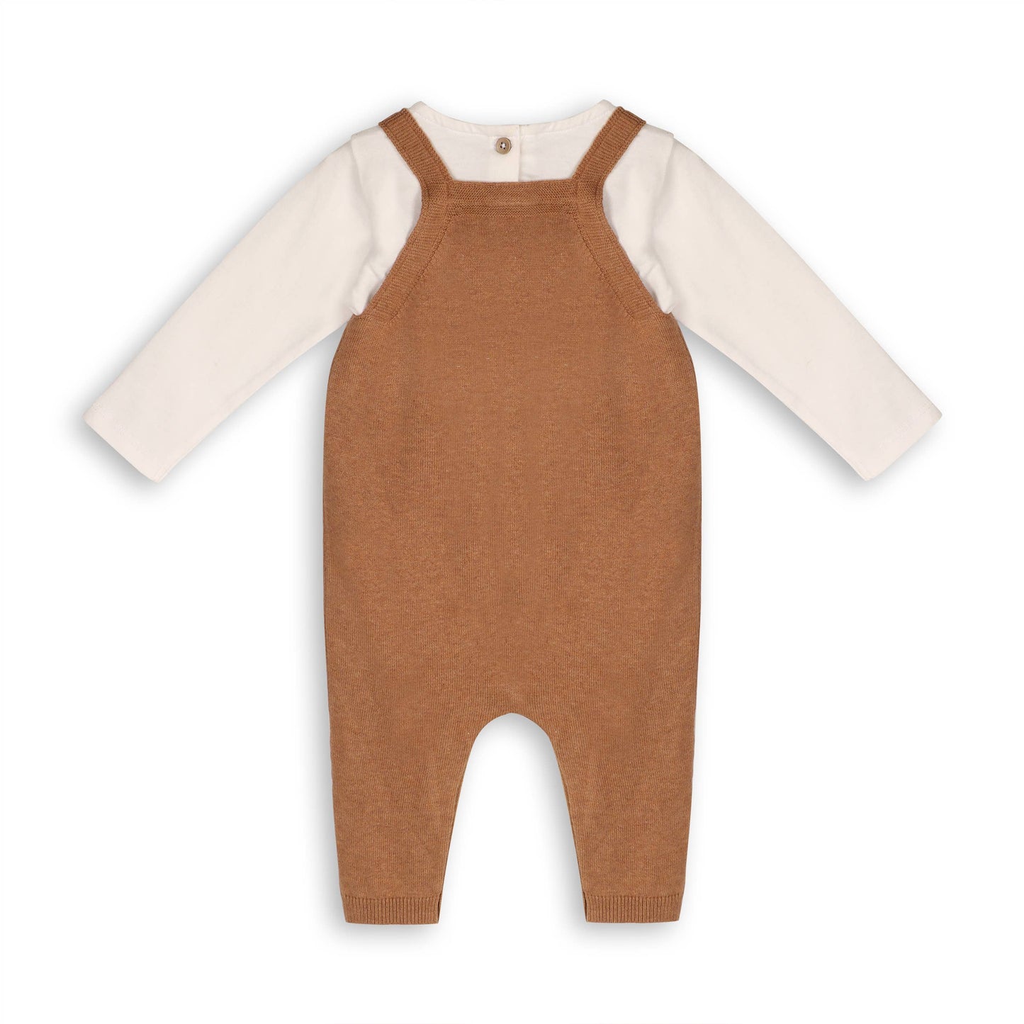 Bear Sweater Knit Baby Overall & Bodysuit Set (Organic): Viverano