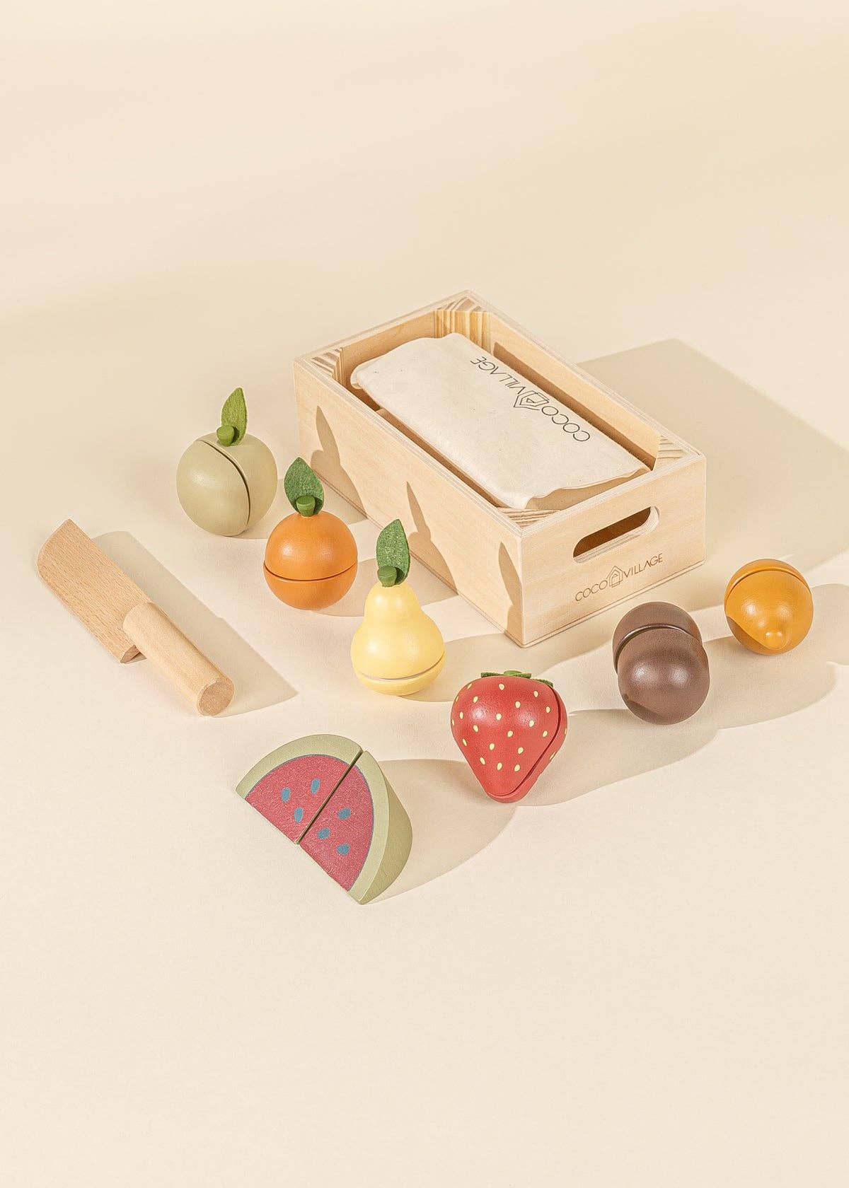 Wooden Fruits Playset - Coco Village