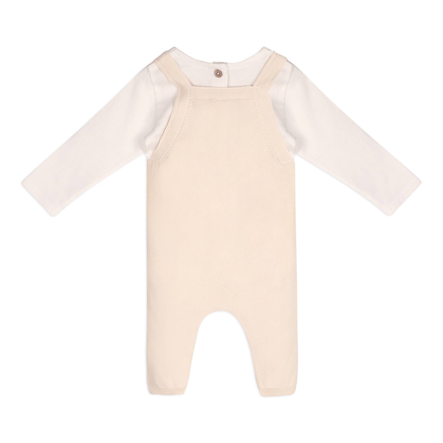 Mini Flowers Cable Knit Baby Overall & Bodysuit (Organic):viverano