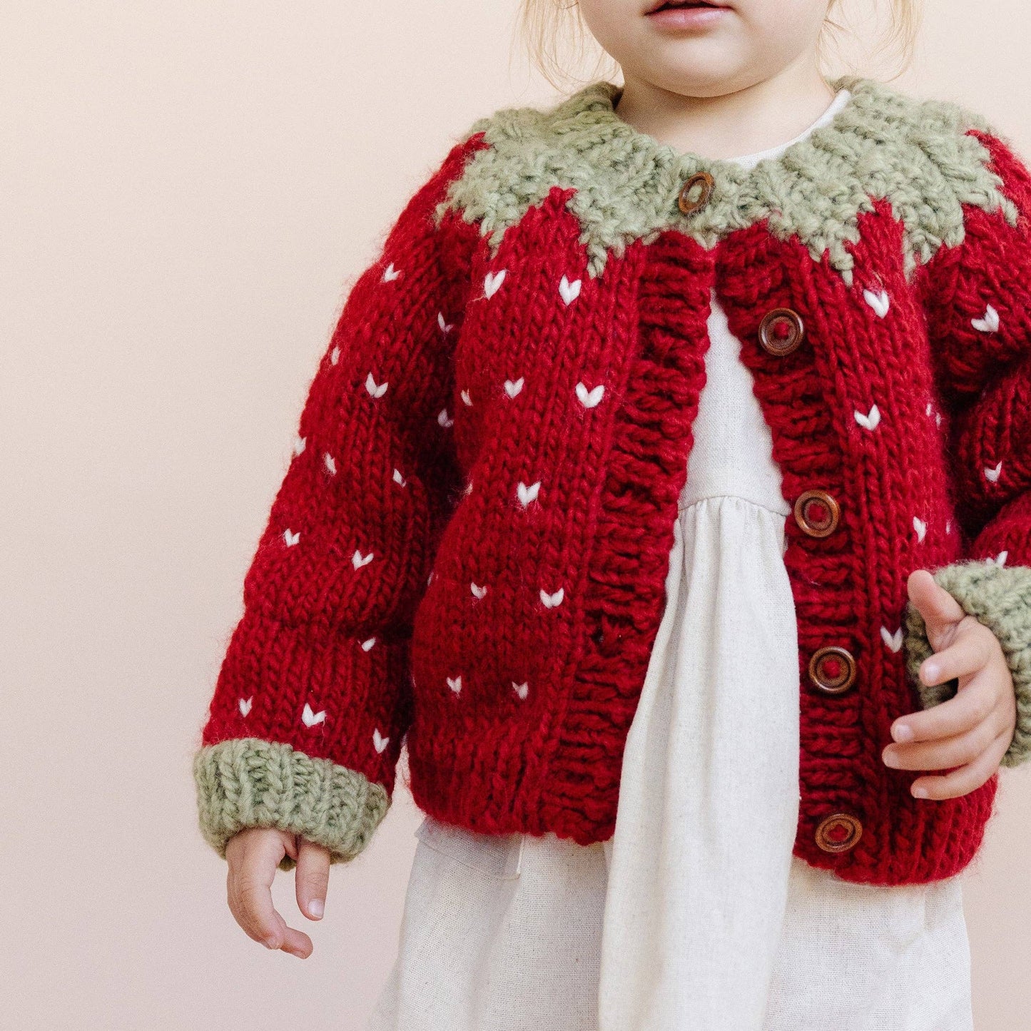 Strawberry Cardigan -blueberry hill