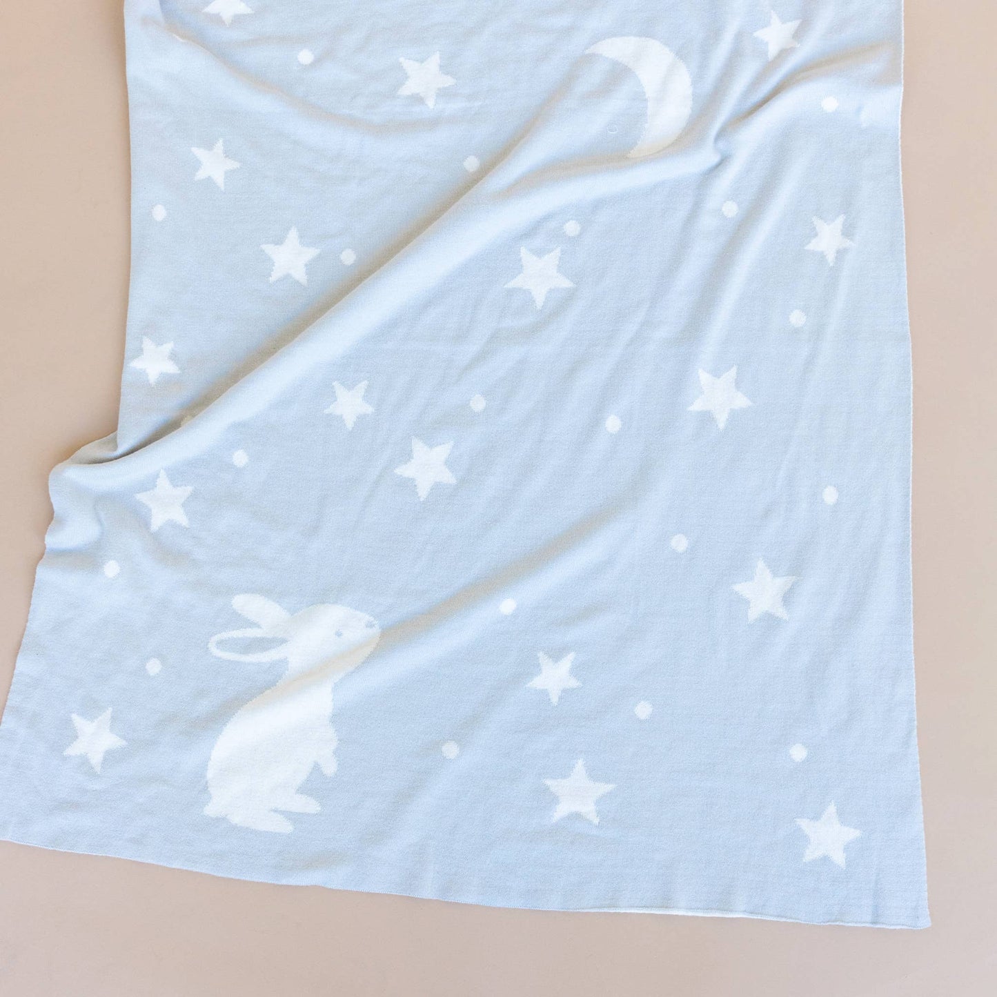 Set Star Moon Bunny Blanket-Blueberry Hill