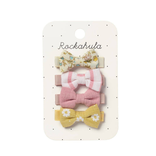 Petal Mini Bow Clip Set