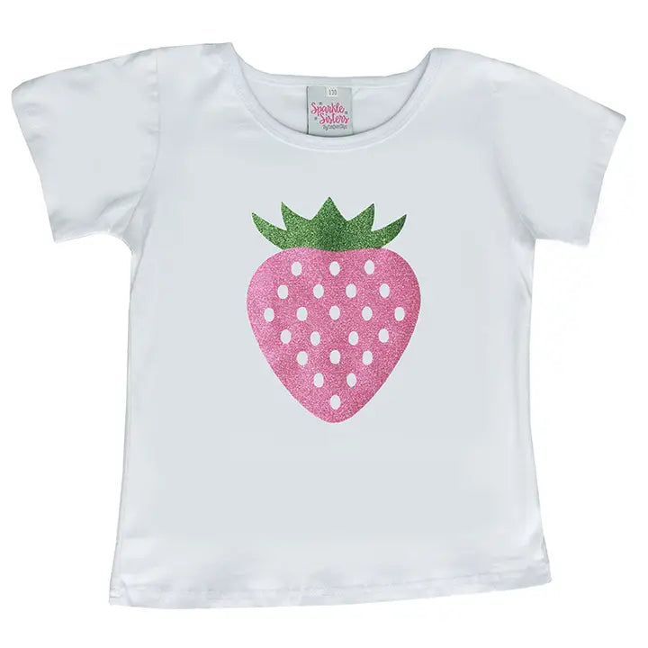Strawberry Short Sleeve Tee - Sparkle Sisters