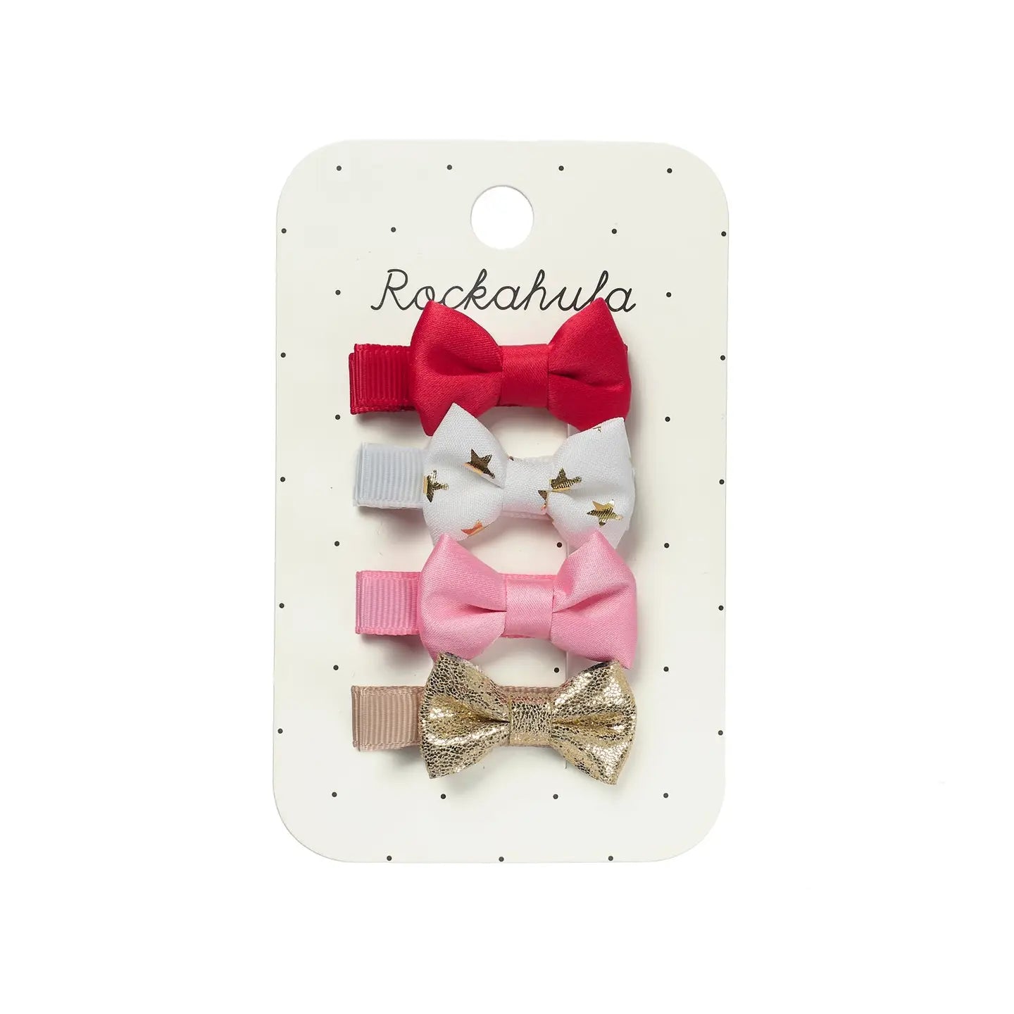 Festive Mini Bow Clips - Rockahula