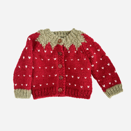 Strawberry Cardigan -blueberry hill