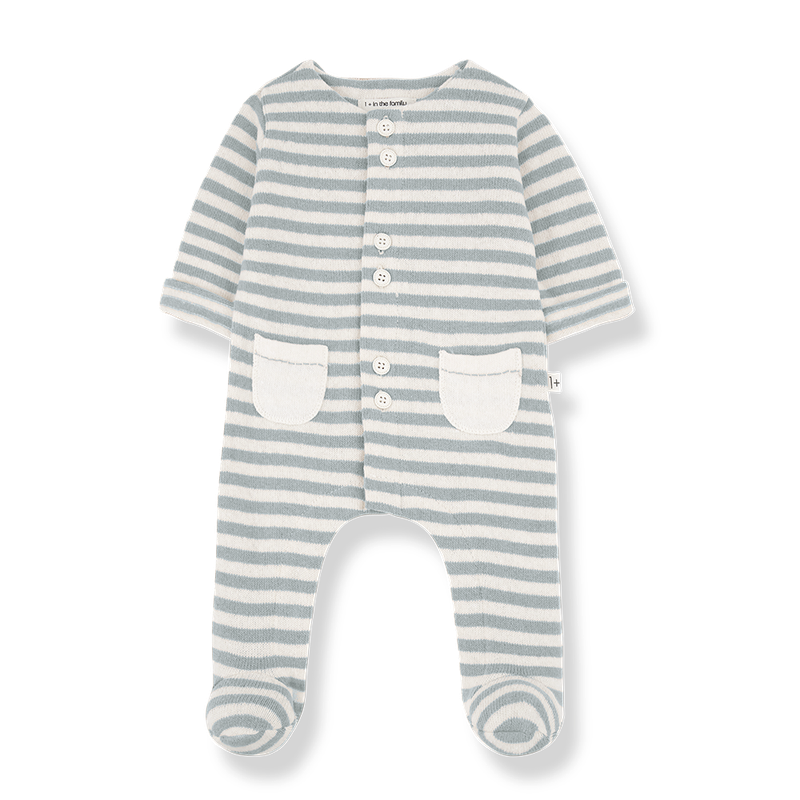 Milo Striped Footie- One More in the Family FW25