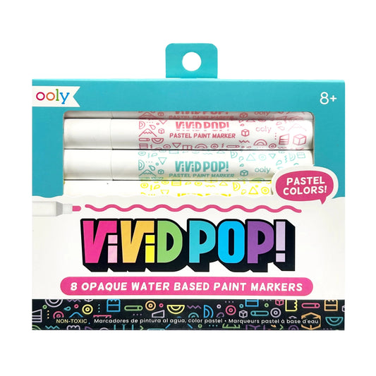 Vivid Pop! Water-Based Paint Markers - Ooly