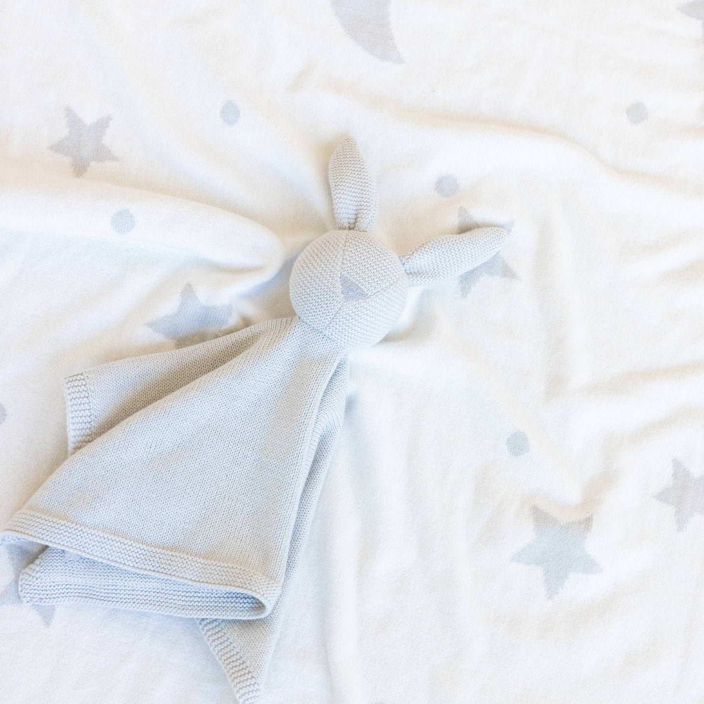 Set Star Moon Bunny Blanket-Blueberry Hill