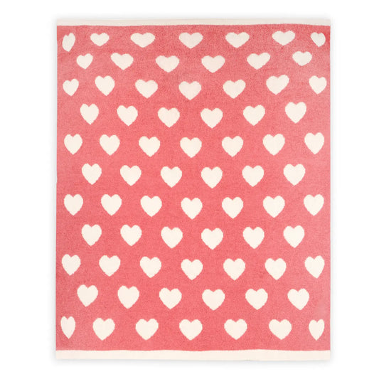 Fuzzy Love Jacquard Organic Blanket - Viverano Organics