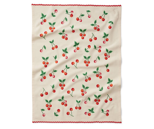 Cherries Tea Towel