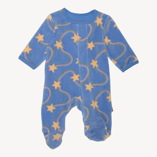 Starry Nights Magnetic Velour Footie - Magnetic Me