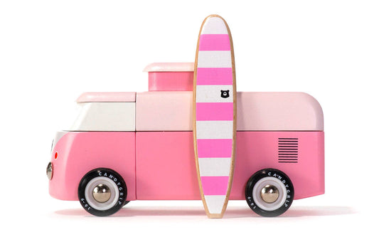 VW Beach Bus Pink - Candylab Toys