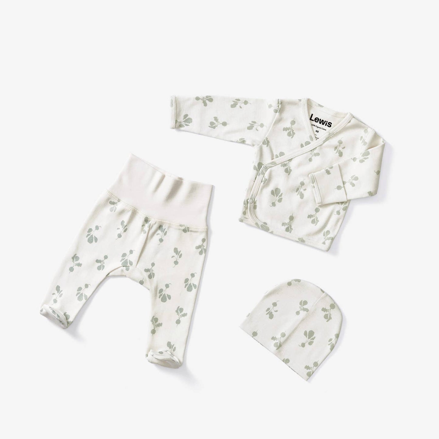 Take Me Home Outfit - Mini Radish | Agave: 0-3M