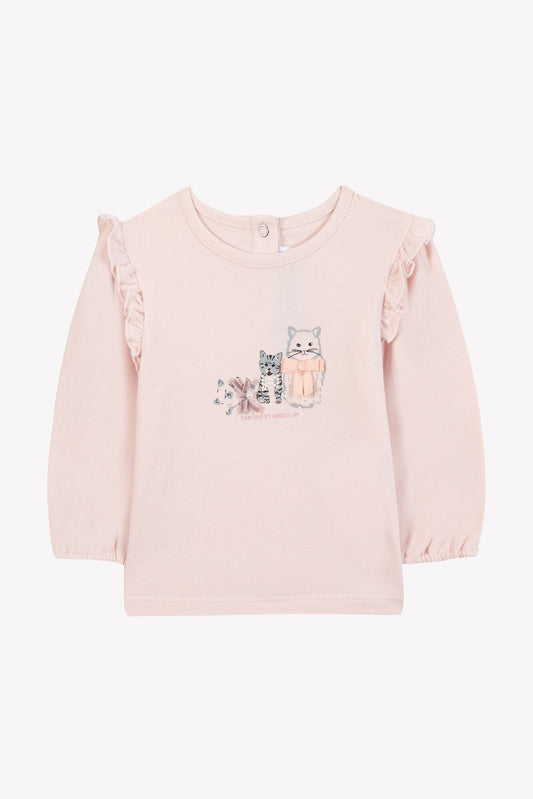 LS Kitty Tee- Tartine et Chocolat FW25