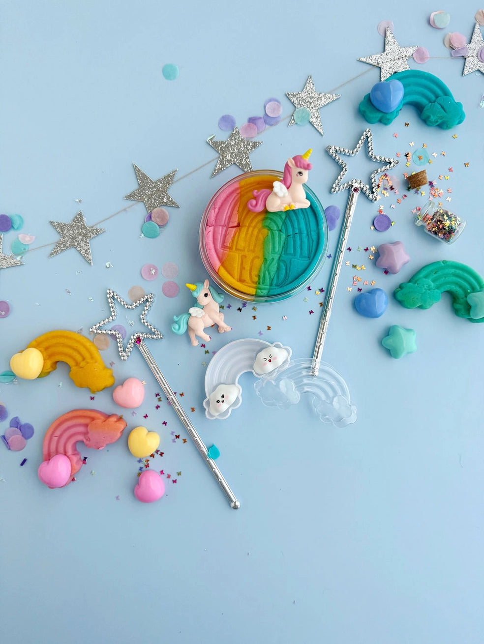 Unicorn Rainbow Sherbert Play Kit - KidDoughs