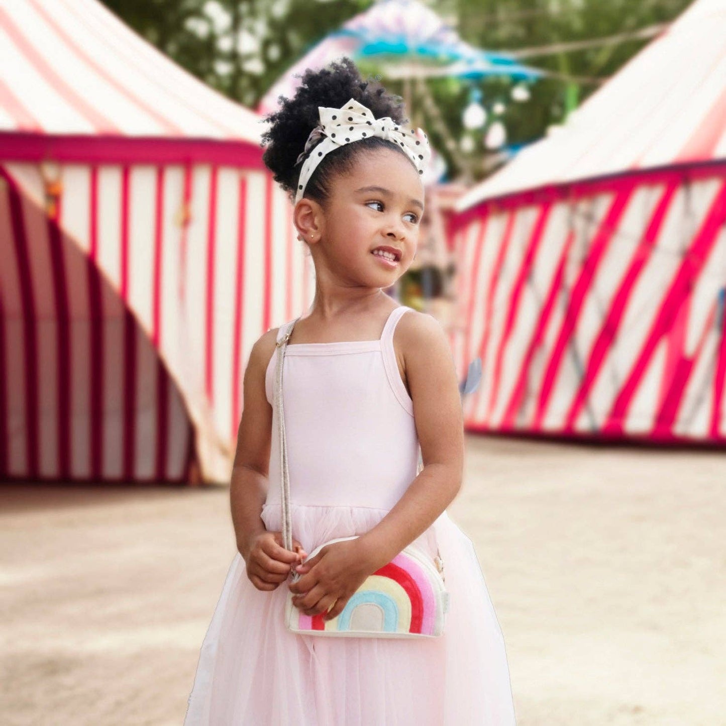 Polka Dot Double Bow Headband