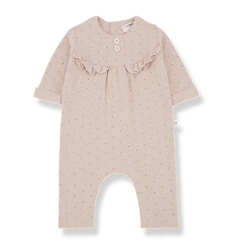 Margot Dotty Heart Knit Jumpsuit - One More in the Family FW25