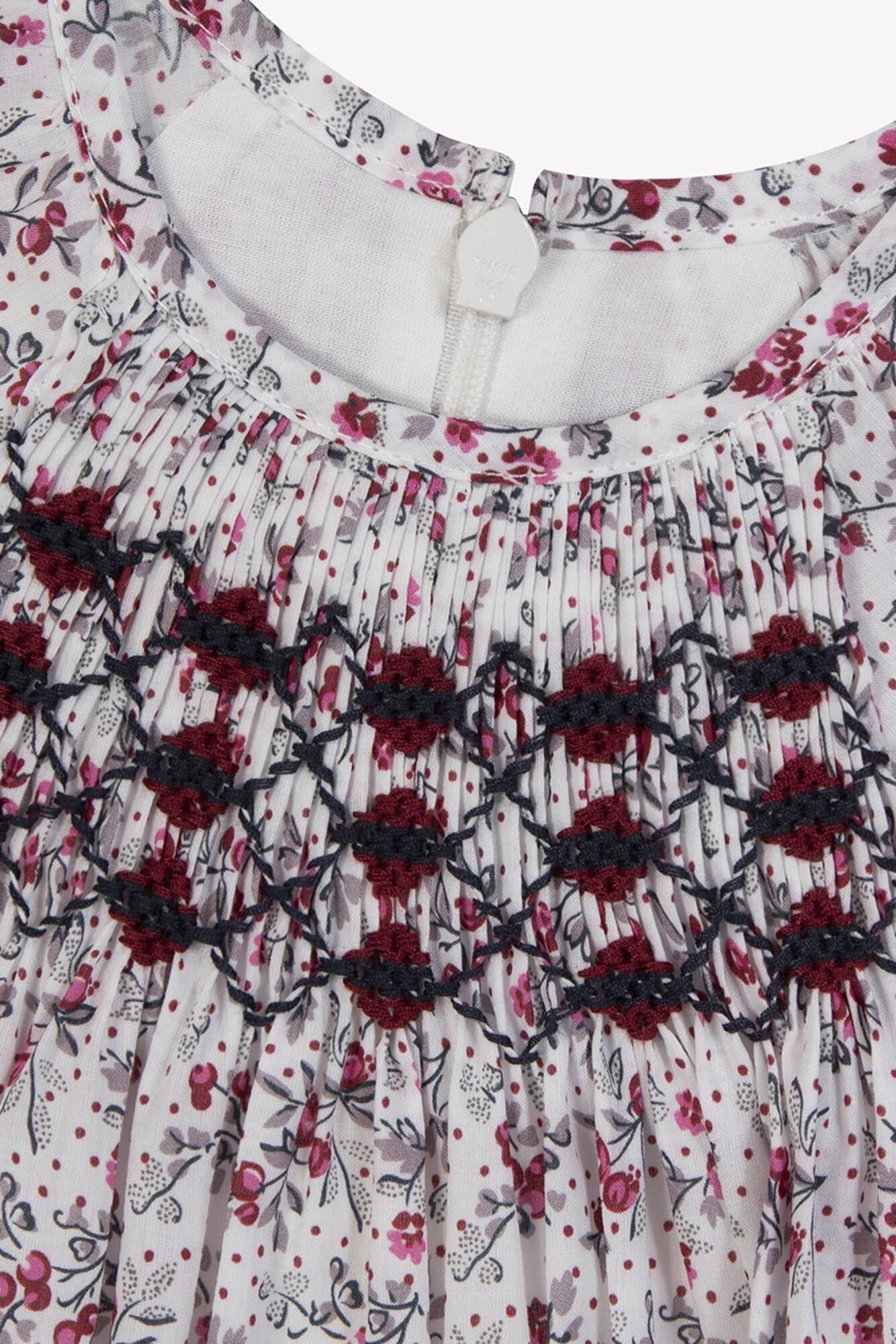 Floral Smocked Dress - Tartine et Chocolat FW25