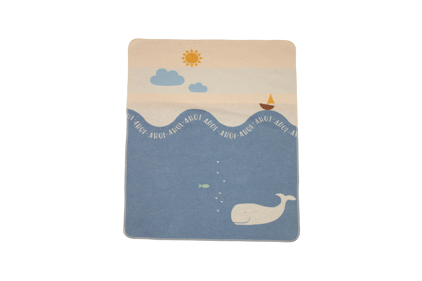 Whale Ahoy Blanket- David Fussenegger
