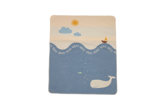 Whale Ahoy Blanket- David Fussenegger