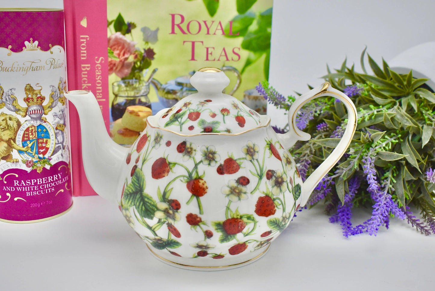 Strawberry Flower Teapot - All Little Cute Things