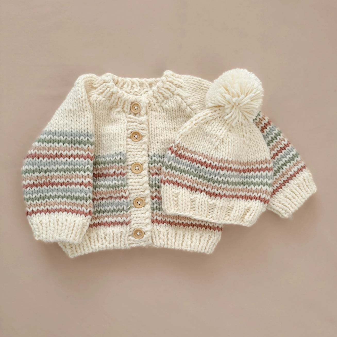 Stripe Cardigan - Blueberry Hill FW24