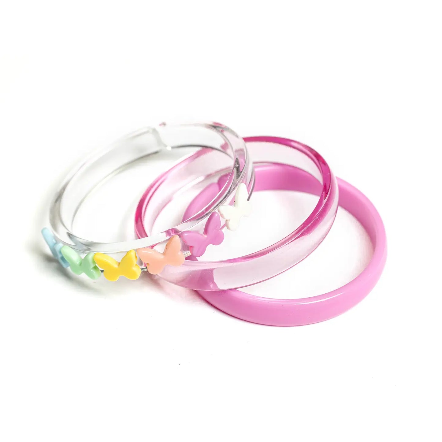 Butterfly Bangles (Set of 3) - Lilies and Roses