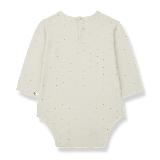 Cream LS Bodysuit - One More in the Family FW24