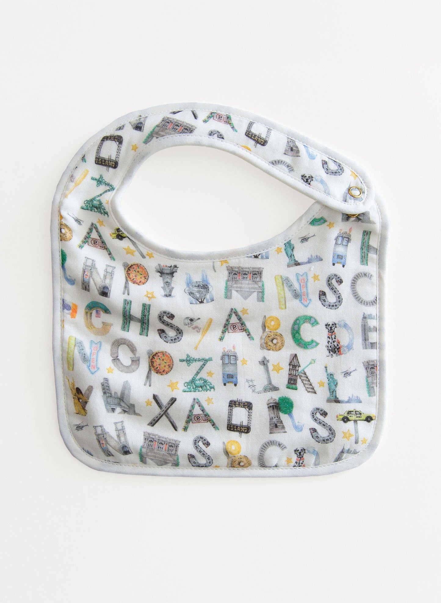 NYC Alphabet Soup Bib: Multi